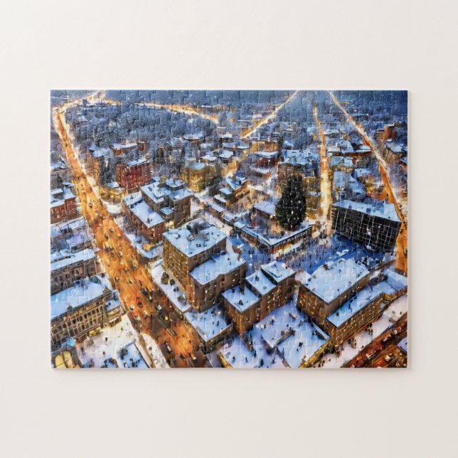 Puzzle Galería de navidades Foto de arte Rompe la ciudad  (Horizontal)