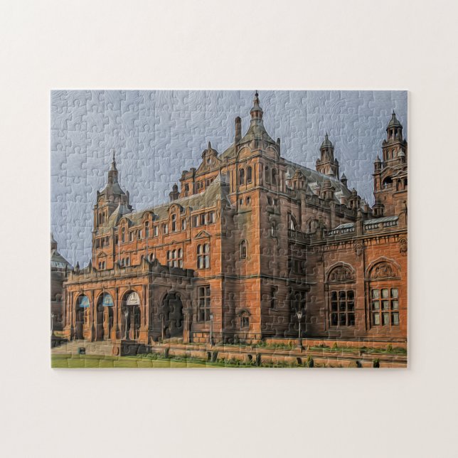 Puzzle Galería y Museo de Arte Kelvingrove, Glasgow (Horizontal)
