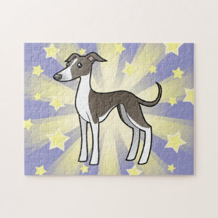 Puzzle Galgo del dibujo animado/Whippet/galgo italiano