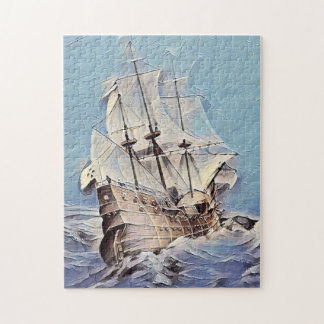 Puzzle Galleón navegando por los mares