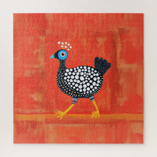 Puzzle Gallina de Guinea Manchada Caprichosa
