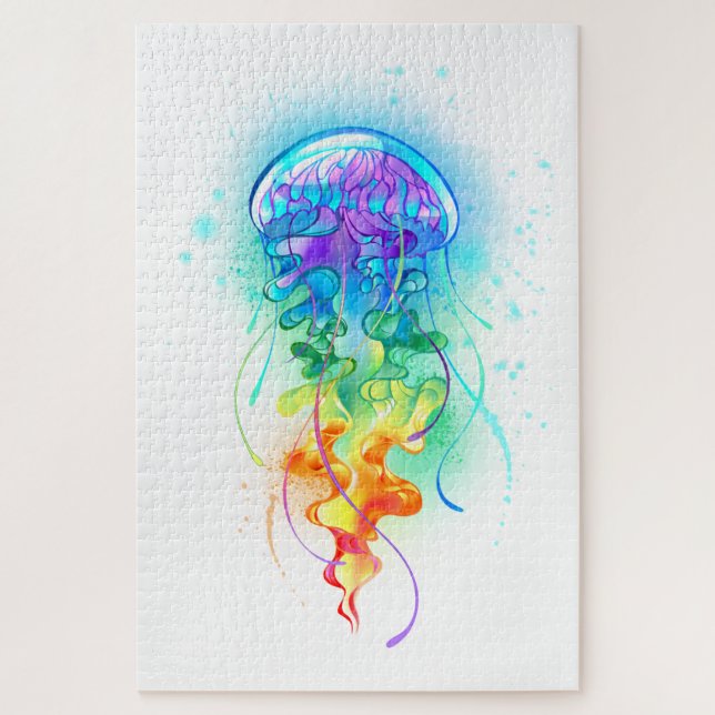 Puzzle Gallito arcoiris (Vertical)
