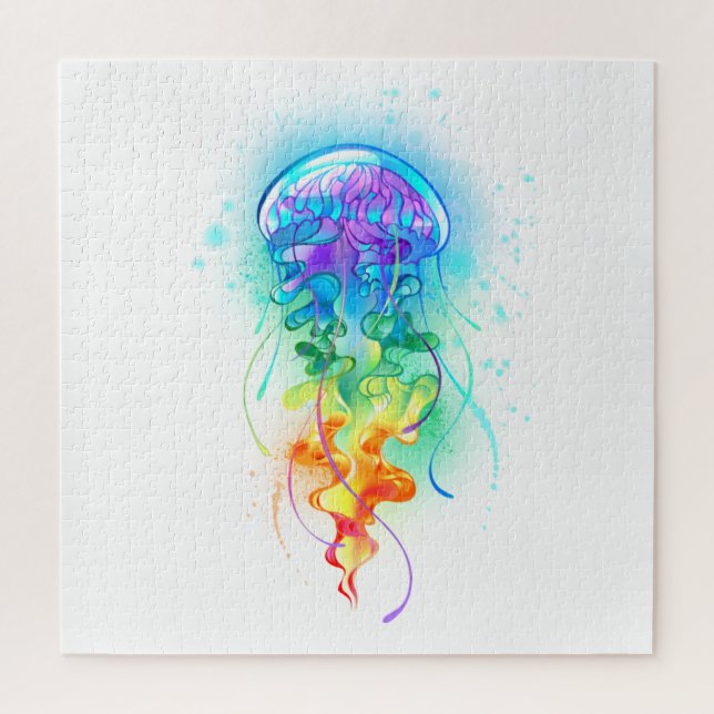 Puzzle Gallito arcoiris (Vertical)