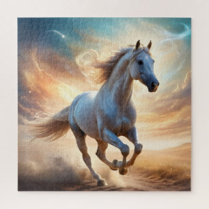 Puzzle Galope Celestial-El Caballo Soñado en Vuelo