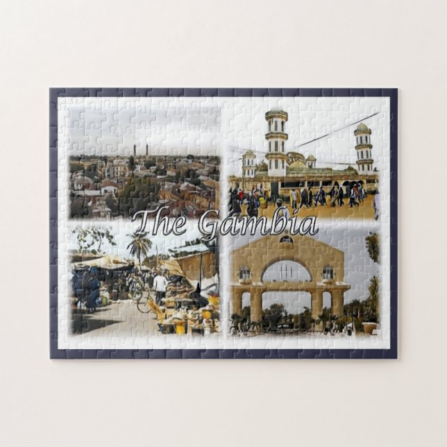Puzzle Gambia - Mosaico - (Horizontal)