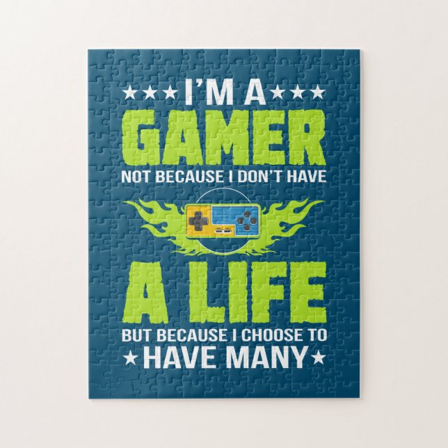 Puzzle Gamer Am A Gamer (Vertical)
