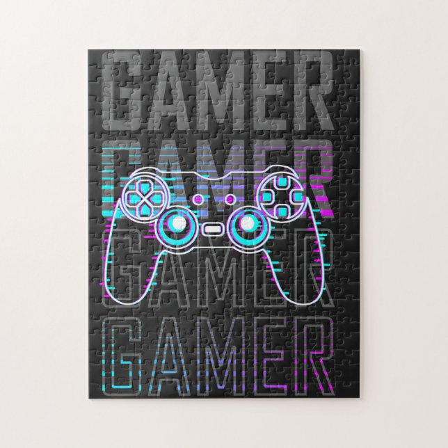 Puzzle Gamer con controlador (Vertical)