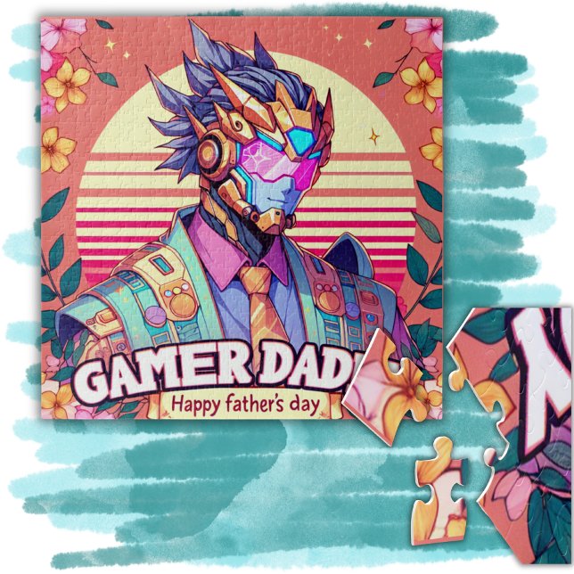 Puzzle Gamer Daddy feliz día del padre | (Subido por el creador)