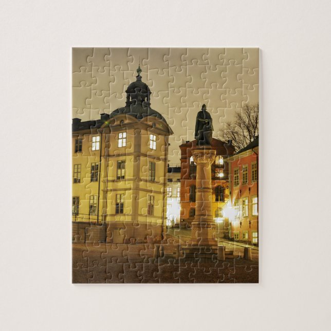 Puzzle Gamla Stan en Estocolmo, Suecia (Vertical)