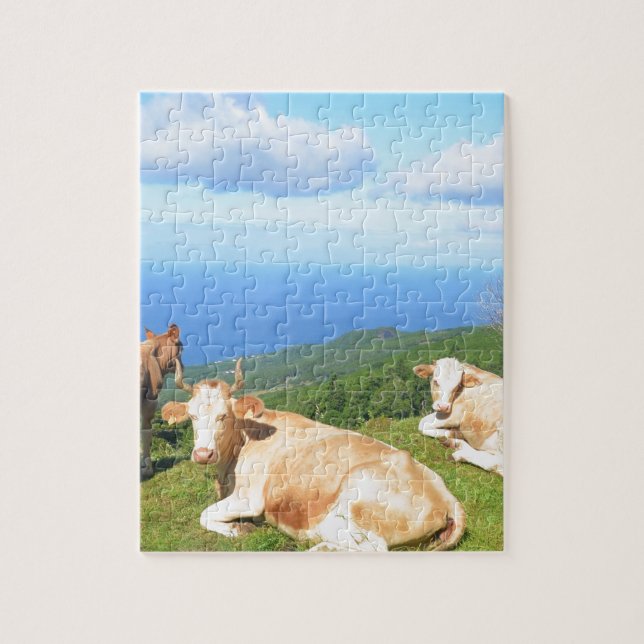 Puzzle Ganado en las Azores (Vertical)