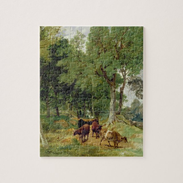 Puzzle Ganado en un carril de Devonshire (Vertical)