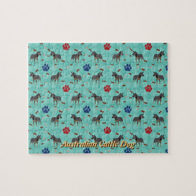 Puzzle Ganado personalizado Australiano (Horizontal)