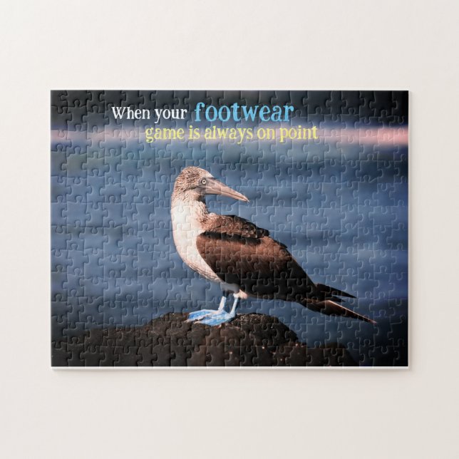 Puzzle Gannet de pie azul (Horizontal)