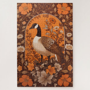 Puzzle Ganso Canadiense Elegante Inspirado en William Mor