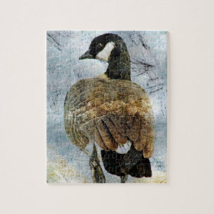 Puzzle Ganso de Canadá Grunge