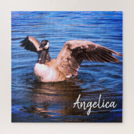 Puzzle Ganso de Canadá que agita su naturaleza del agua