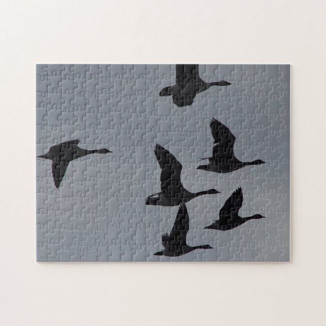 Puzzle Gansos canadienses B46 en vuelo (Horizontal)