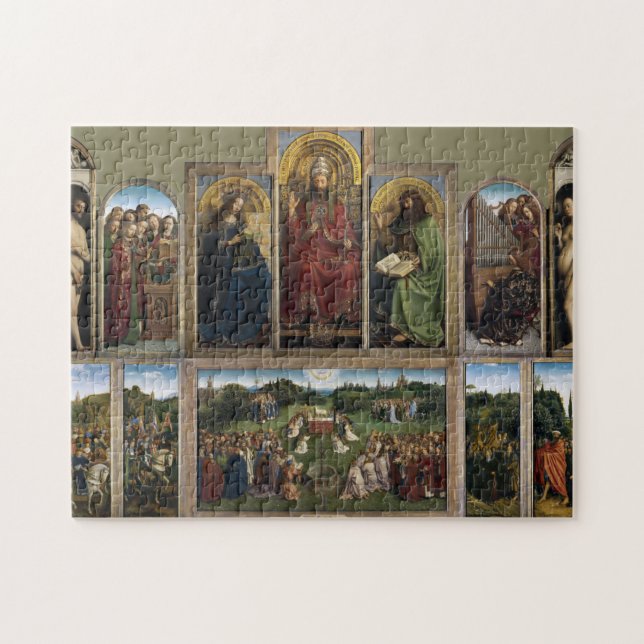 Puzzle Gante Altarpiece, Hermanos Van Eyck (Horizontal)