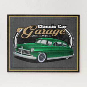Puzzle Garaje clásico para automóviles Hudson