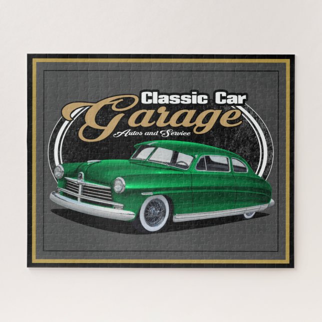 Puzzle Garaje clásico para automóviles Hudson (Horizontal)