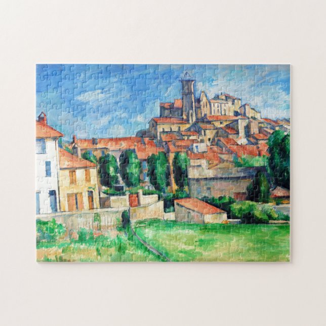 Puzzle Gardanne (Vista horizontal) de Paul Cezanne (Horizontal)