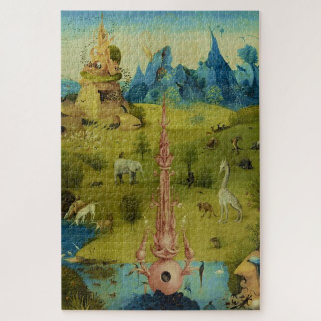 Puzzle Garden of Eden - Hieronymus Bosch (Vertical)