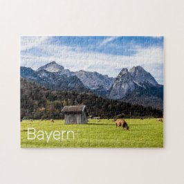 Puzzle Garmisch Partenkirchen Alpes Bavaria Alemania