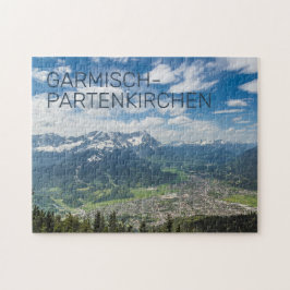 Puzzle Garmisch-Partenkirchen Bavaria Alps Panorama Regal