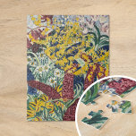 Puzzle Gartenblumen | August Babberger<br><div class="desc">Gartenblumen I (1918) | August Babberger (1885-1936) fue un pintor alemán conocido por sus paisajes expresivos y poderosas representaciones de la naturaleza. Nacido en Hausen ob Verena, Alemania, Babberger estudió arquitectura antes de pasar a la pintura, estudiando en la Academia Stuttgart de Bellas Artes. Se asoció con el expresionismo y...</div>