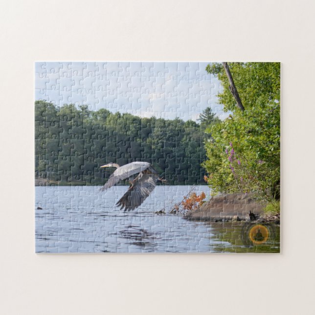 Puzzle Garza azul (Horizontal)