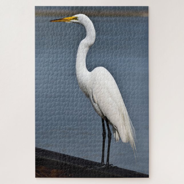 Puzzle Garza Blanca Grande (Vertical)