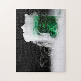 Puzzle Gas para el vaso de expansión de fluido verde