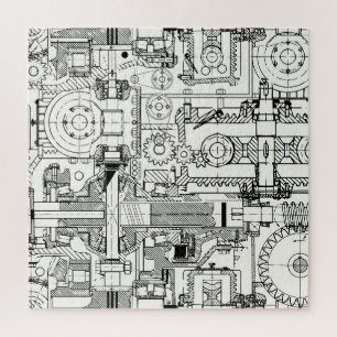 Puzzle Gases De Gálibo: Máquinas Técnicas Sin Marea.