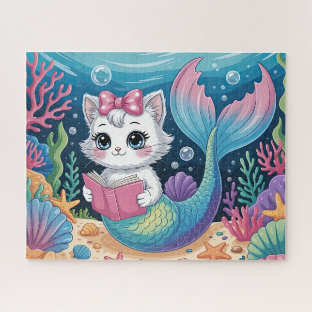 Puzzle Gata Sirena (Horizontal)