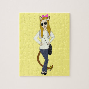 Puzzle gatita 