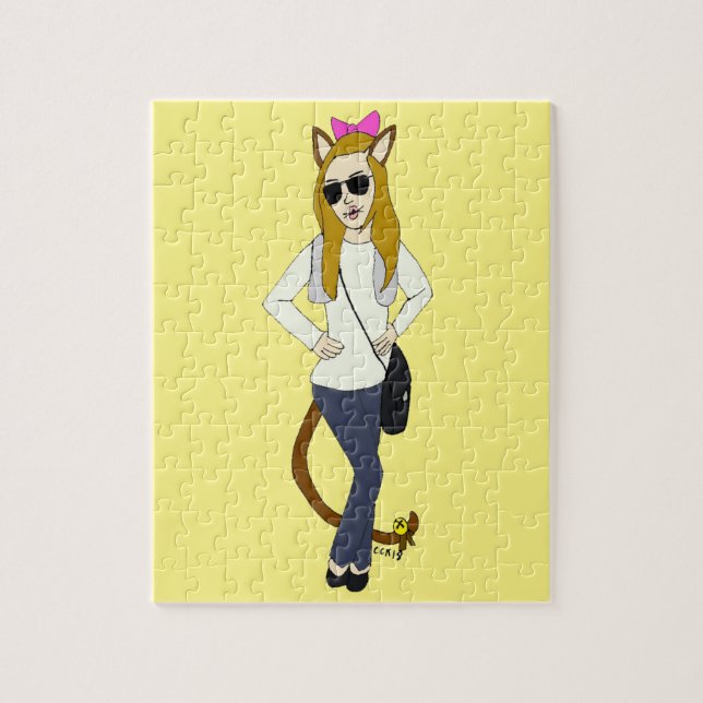 Puzzle gatita  (Vertical)