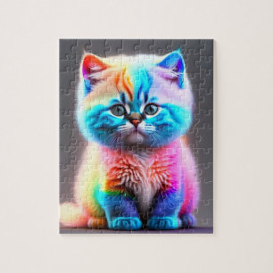 Puzzle Gatito Bebé Pequeño Lindo Colorido