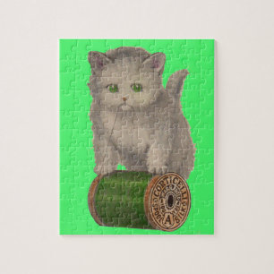 Puzzle Gatito blanco Corticelli de 1930