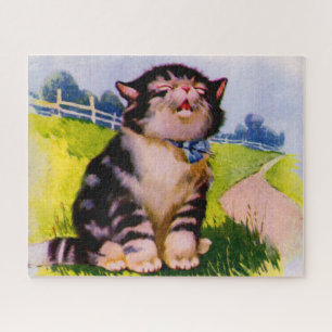 Puzzle Gatito cantante adorable de los años 1930
