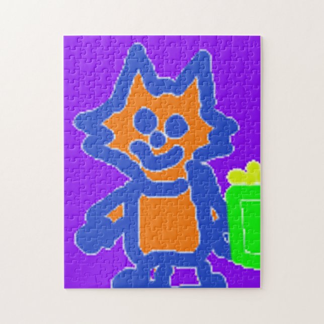 Puzzle Gatito lindo  (Vertical)
