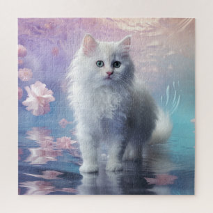 Puzzle Gatito persa blanco