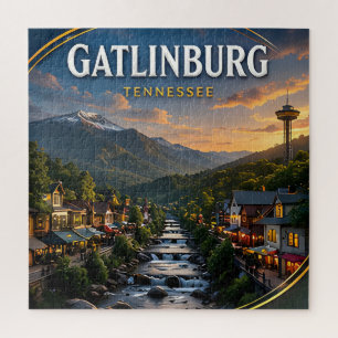 Puzzle Gatlinburg Grandes Montañas Humeantes