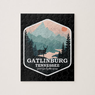 Puzzle Gatlinburg Tennessee Great Smoky Mountains Senderi