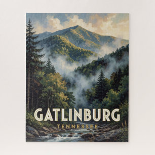 Puzzle Gatlinburg Tennessee Viajes Montañas Smoky