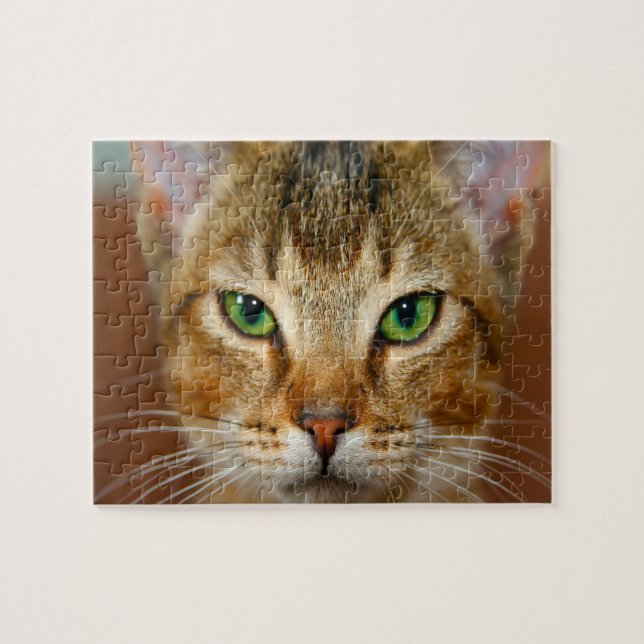 Puzzle Gato abisino. (Horizontal)