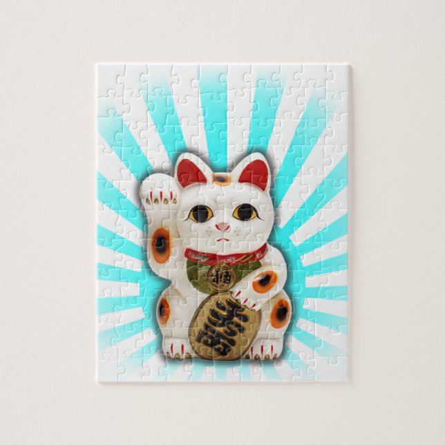 Puzzle Gato afortunado (Maneki-neko) (Vertical)