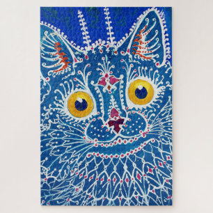 Puzzle Gato al estilo gótico, Louis Wain