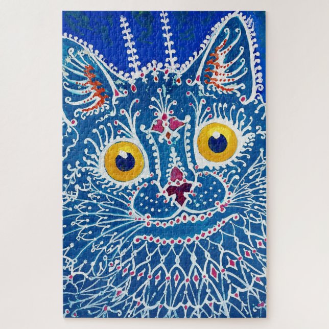 Puzzle Gato al estilo gótico, Louis Wain (Vertical)
