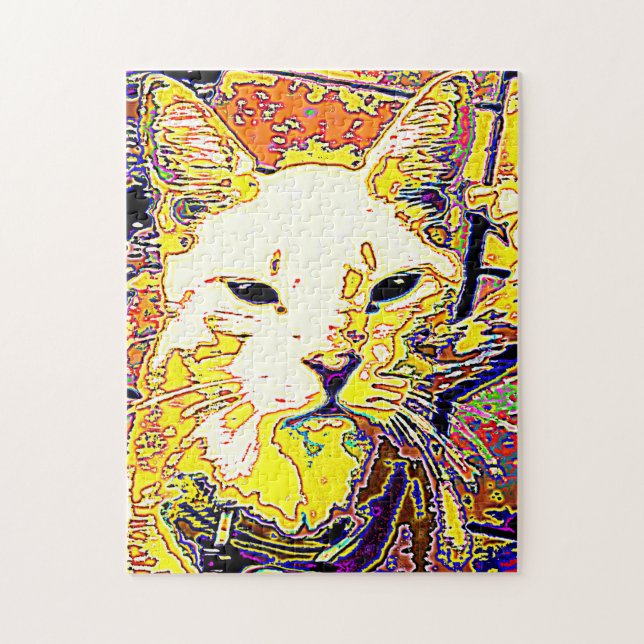 PUZZLE GATO AMARILLO MÁS DIFÍCIL DEL MUNDO (Vertical)