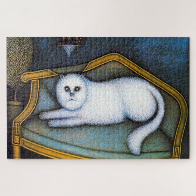 Puzzle Gato Angora, Morris Hirshfield (Horizontal)